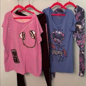 Justice leggings with matching Sequin Top